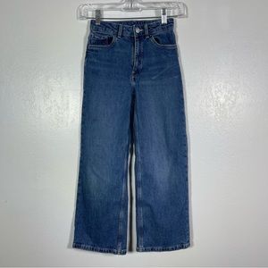 H&M &DENIM, Boys Wide Leg Jeans, Size 8. Adjustable Waist. Excellent condition!